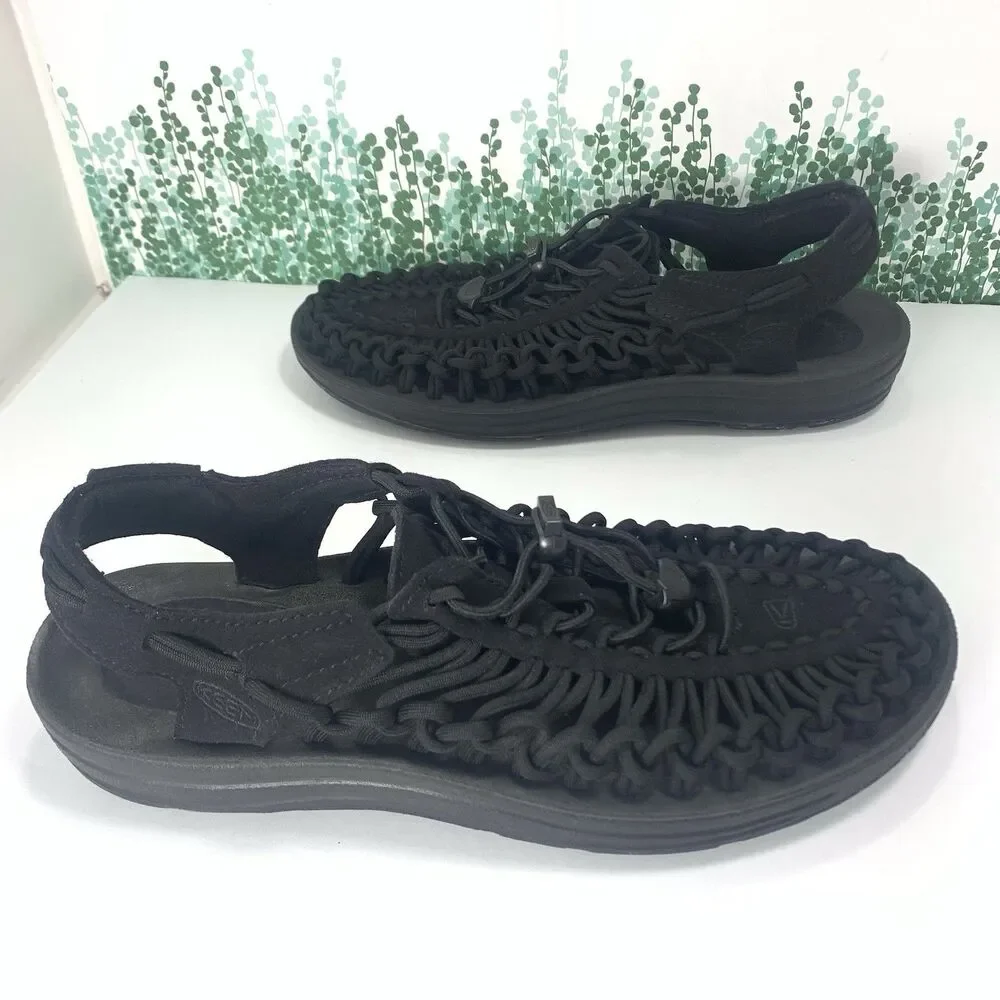 Keen Women’s Black Waterproof Hiking Nature Enclosed Sandals Size 39.5 EU/9 US